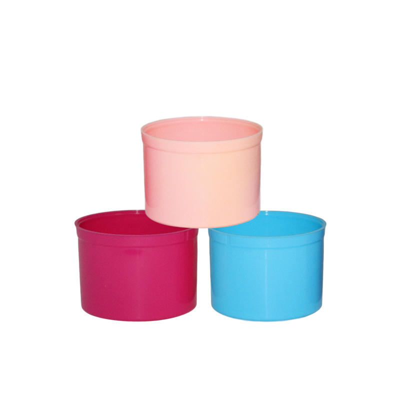 100ml 200m clear red pet plastic cream jar for hair cream empty cosmetic container