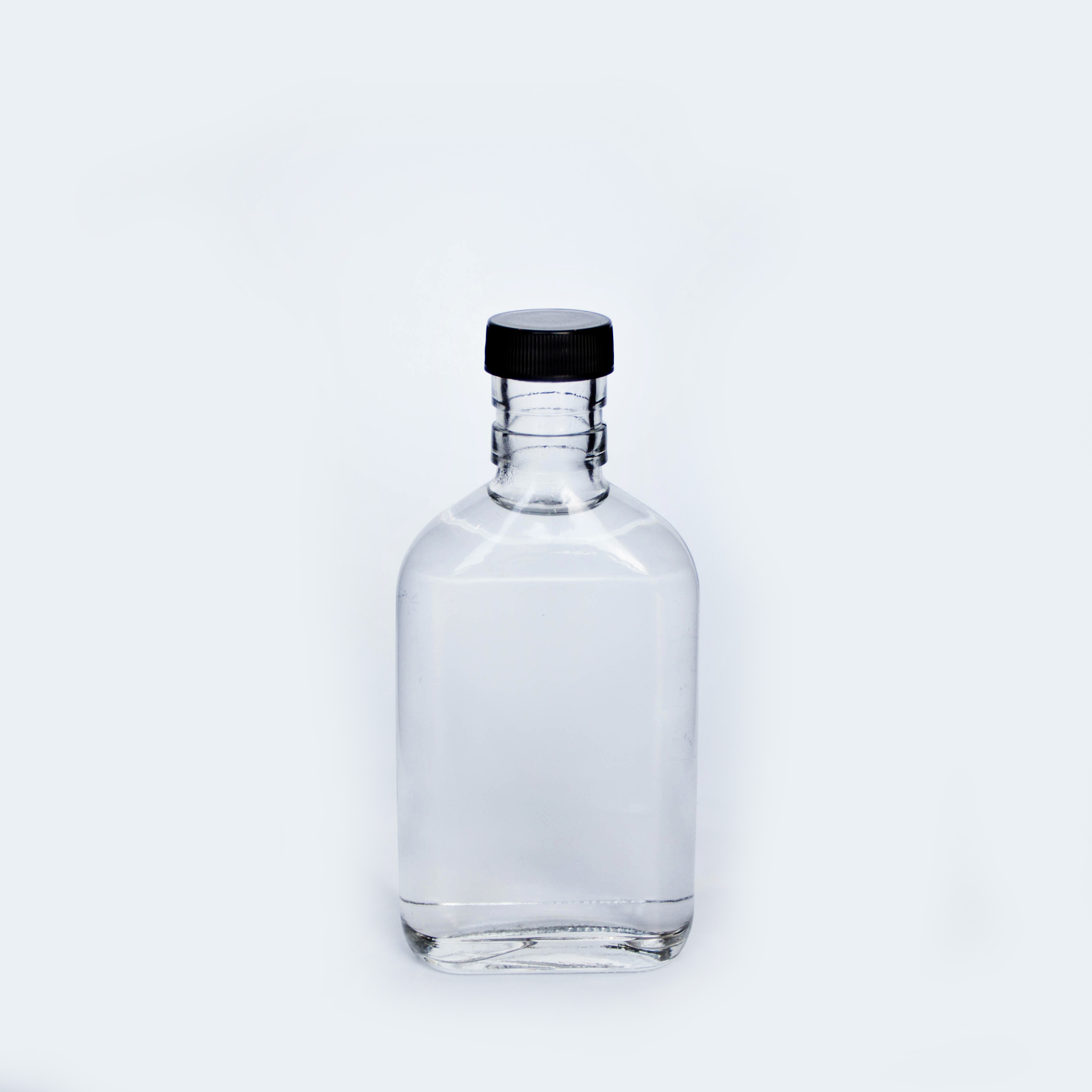 100ml 200ml 250ml 300ml Empty Flat Wine Whiskey Glass Bottle For Liquor Cold Brew Coffee