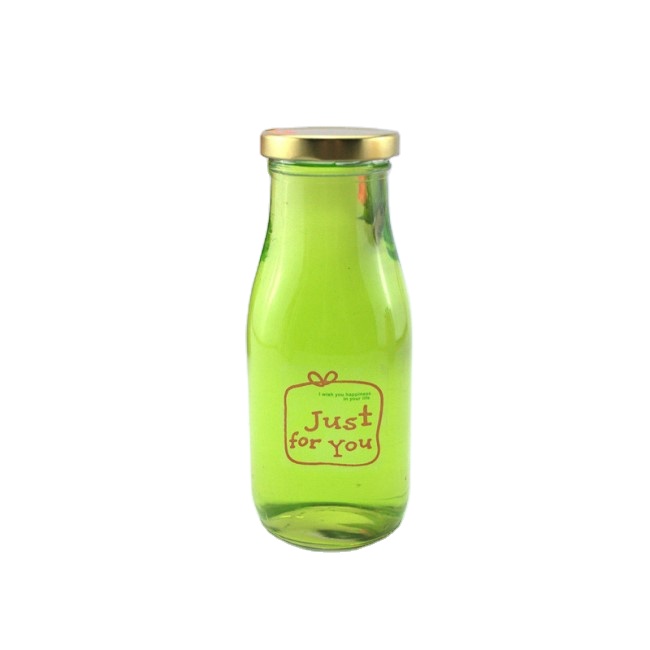 100ml 200ml 250ml 500ml 1000ml empty glass bottle for milk coffee with plastic or metal lid