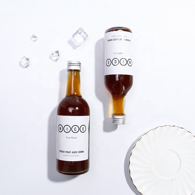100ml 200ml 250ml Cheap round wine spirit glass bottle for liquor with aluminum screw lid