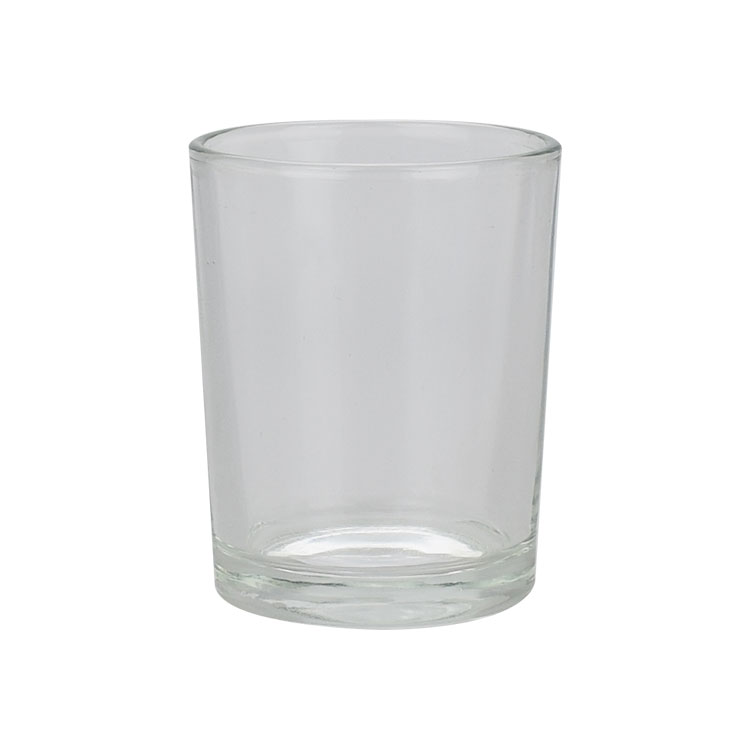 100ml 200ml 250ml clear tin candle jars candle glass jar with wooden lid