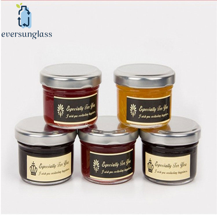 100ml 200ml 250ml glass jam jar glass food storage jar
