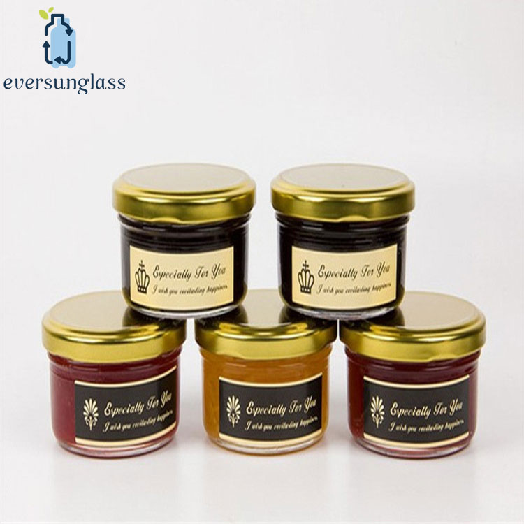 100ml 200ml 250ml glass jam jar glass food storage jar