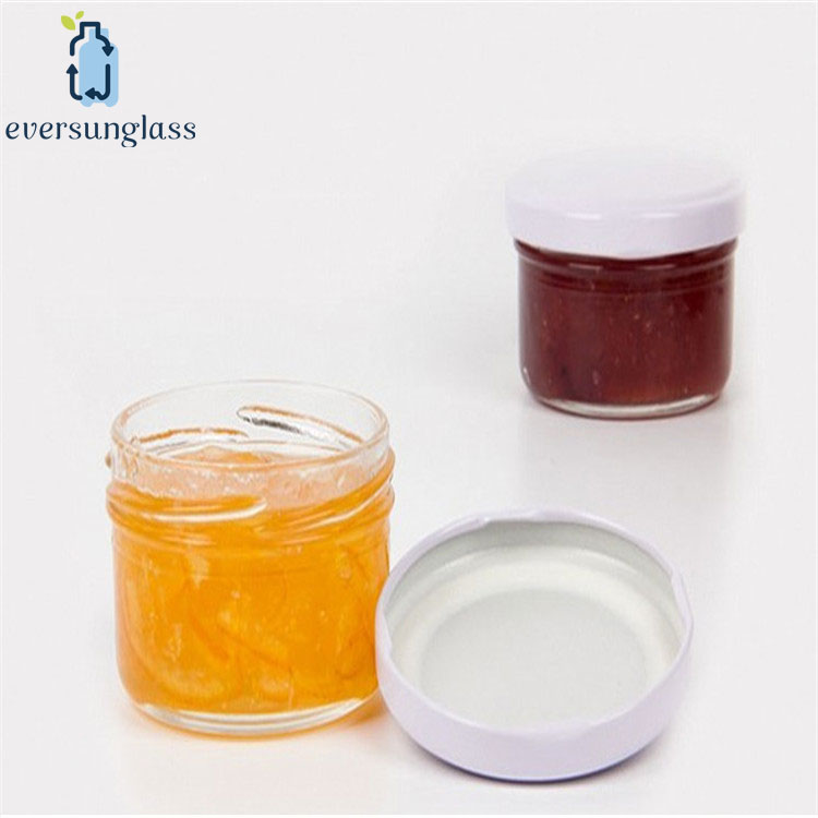 100ml 200ml 250ml glass jam jar glass food storage jar