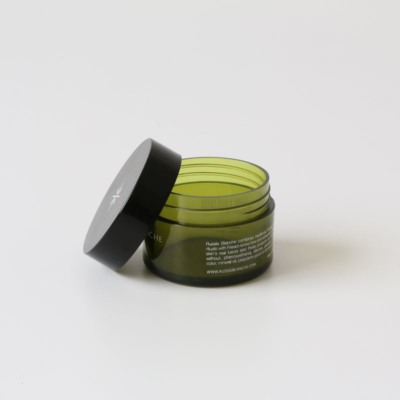 100ml 200ml 250ml thick wall PET plastic transparent clear jar for cosmetic cream packaging