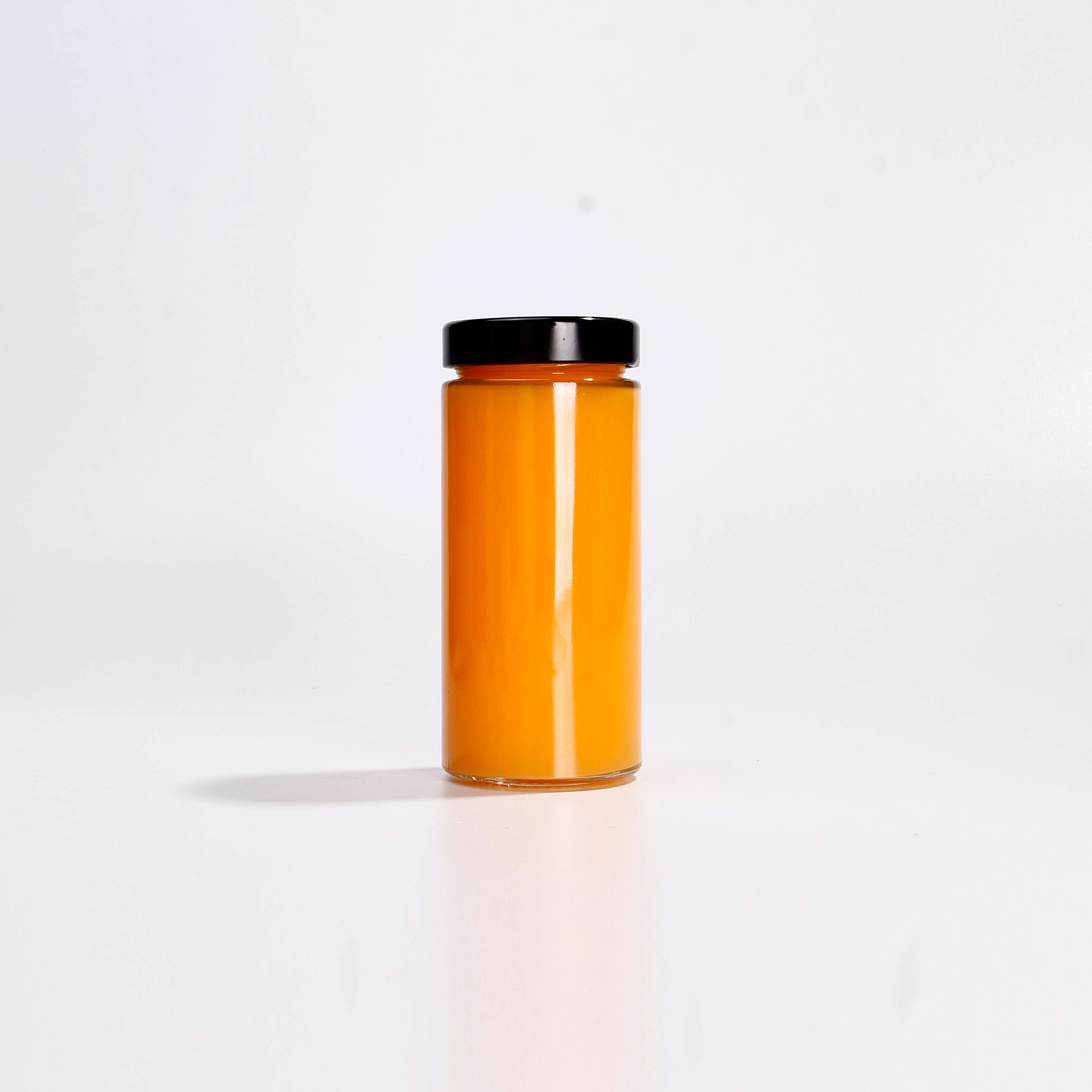100ml 200ml 300ml 500ml Clear Glass Jars With Lids Cold Pressed Juice Kombucha Glass Bottle