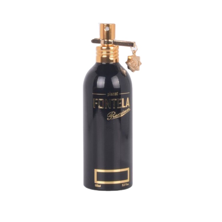 100ml 200ml 300ml Aluminium Perfume bottles with Metal Clip