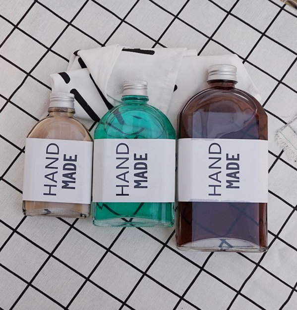 100ml 200ml 300ml Flat Glass Bottle Cold Drip/ Brew Coffee Hip Flask Glass Bottle with Logo Printing and Metal Lid