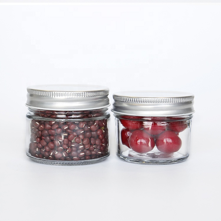 100ml 200ml 300ml Glass Round Jar Food Glass Container