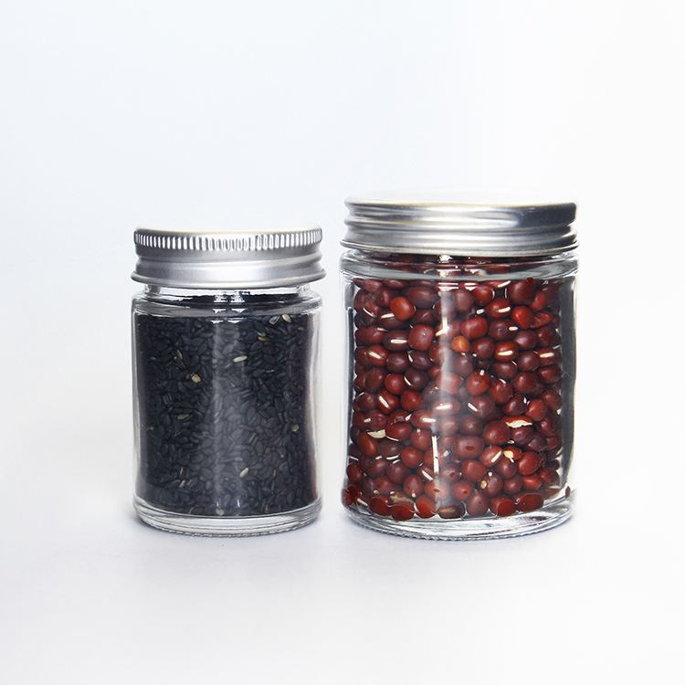 100ml 200ml 300ml Glass Round Jar Food Glass Container