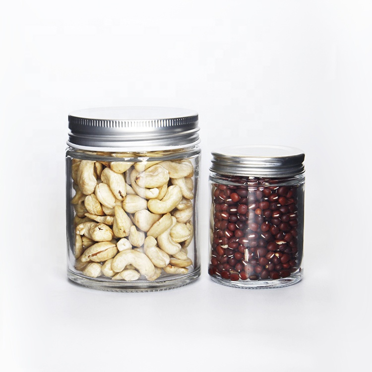 100ml 200ml 300ml Glass Round Jar Food Glass Container
