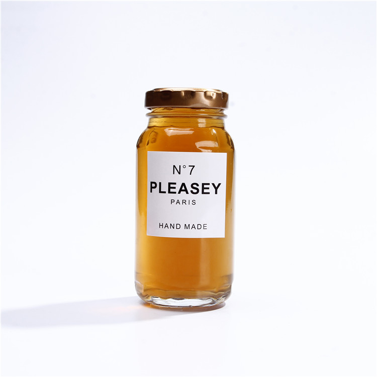 100ml 200ml 300ml Round Glass Jar for Jam Jelly Food Storage