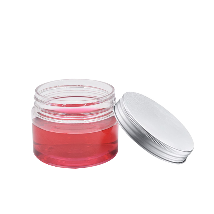 100ml 200ml 300ml body cream plastic jar cosmetic container PET jar with lid