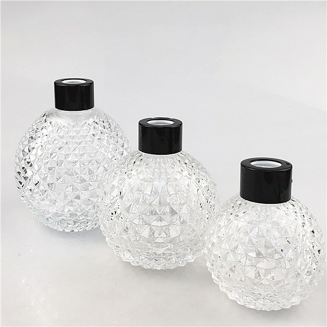 100ml 200ml 300ml reed diffuser glass bottle with screw cap