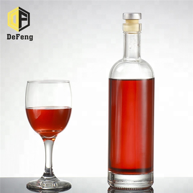 100ml 200ml 330ml 500ml 750ml 1000ml Empty vodka glass bottle whisky bottle red wine glass bottle