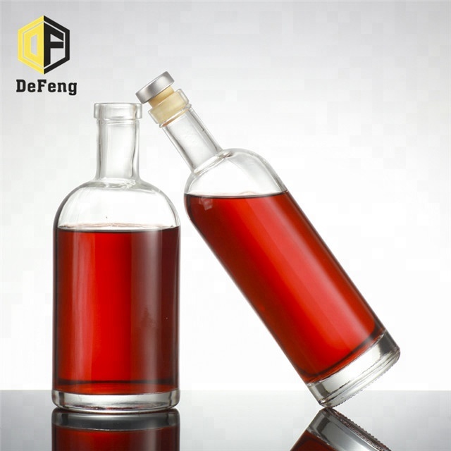 100ml 200ml 330ml 500ml 750ml 1000ml Empty vodka glass bottle whisky bottle red wine glass bottle
