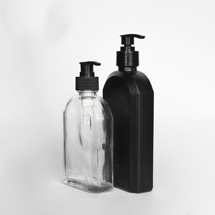 100ml 200ml 350ml Customized Perfume Liquid Soap Flask Glass Bottle With Pump Sprayer