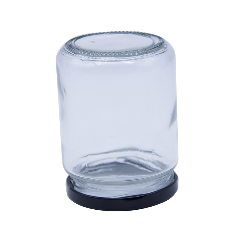 100ml 200ml 350ml Round glass jar with twist off cap for honey and jam