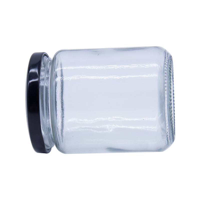 100ml 200ml 350ml Round glass jar with twist off cap for honey and jam