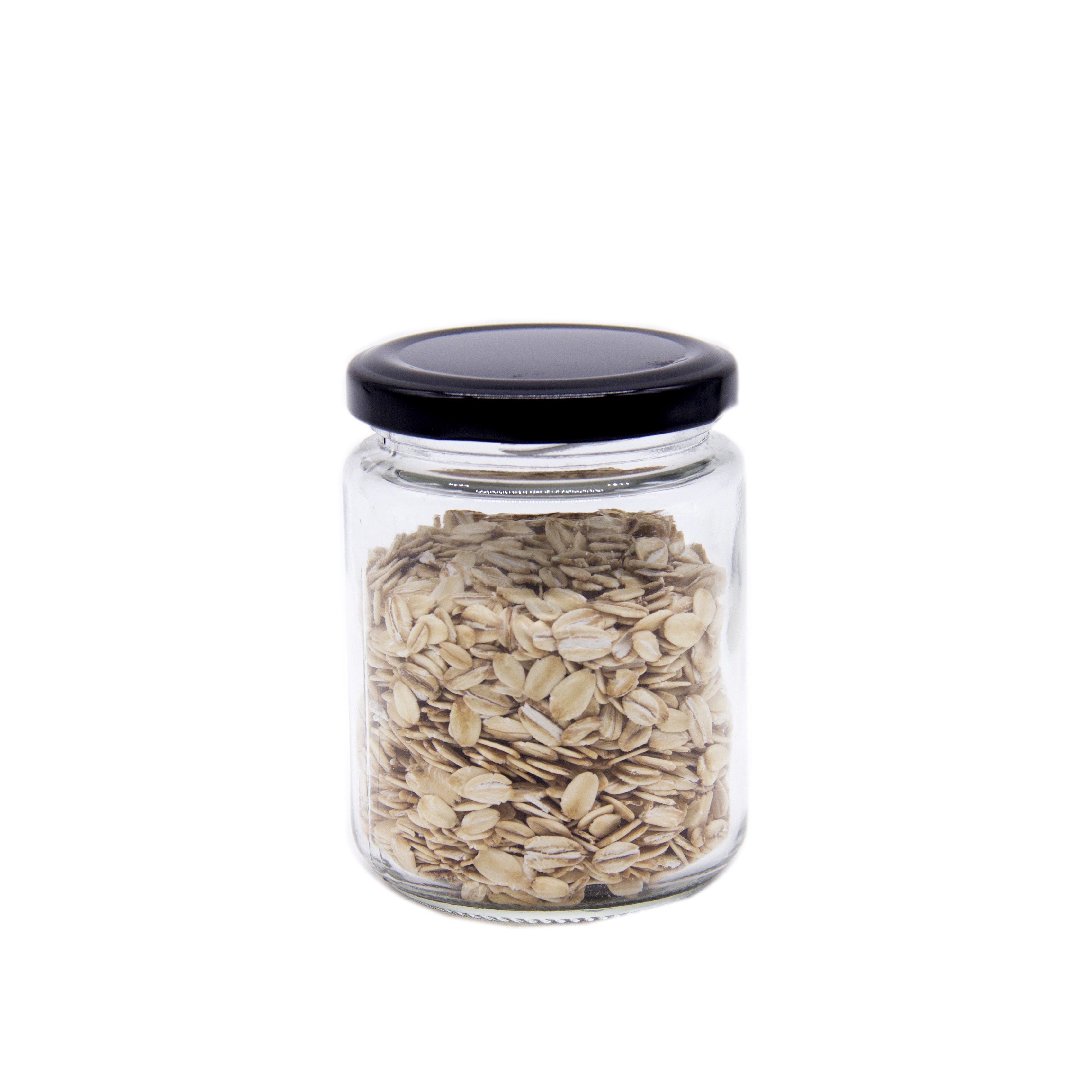100ml 200ml 350ml Round glass jar with twist off cap for honey and jam
