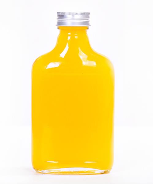 100ml 200ml 500ml glass flat alcohol liquor drinking glass bottle for beverage
