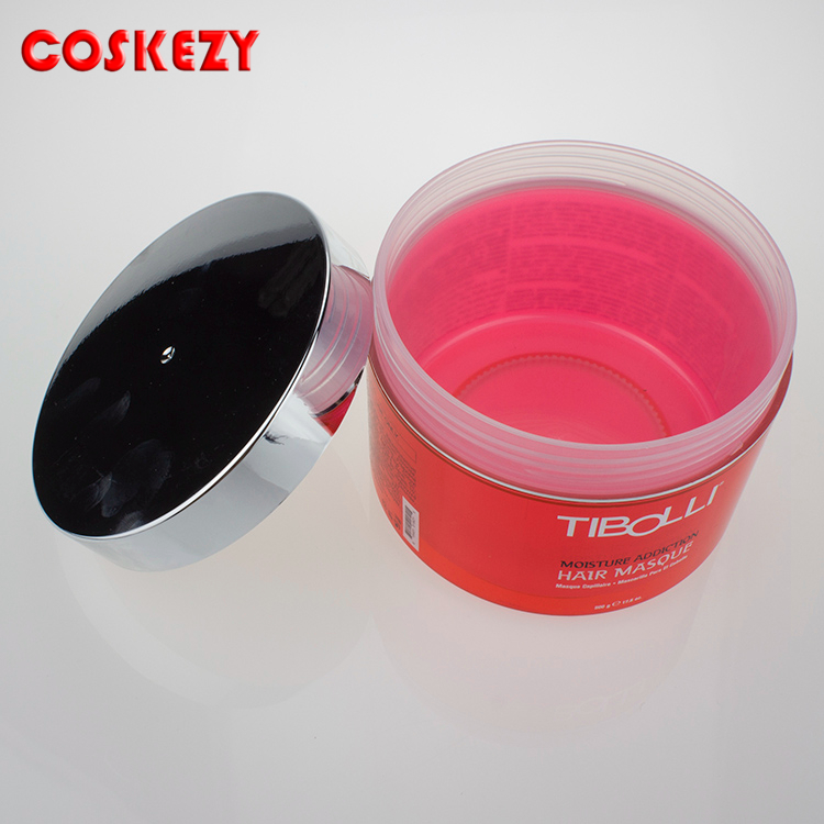 100ml 200ml 500ml orange sreen printing cosmetic lotion jars with silver lids cosmetic jar plastic