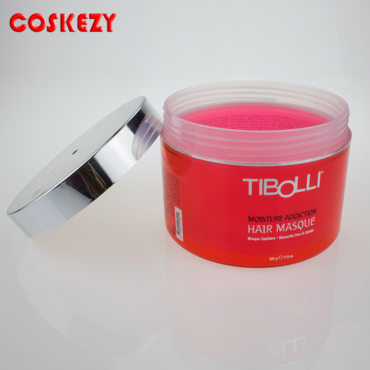 100ml 200ml 500ml orange sreen printing cosmetic lotion jars with silver lids cosmetic jar plastic