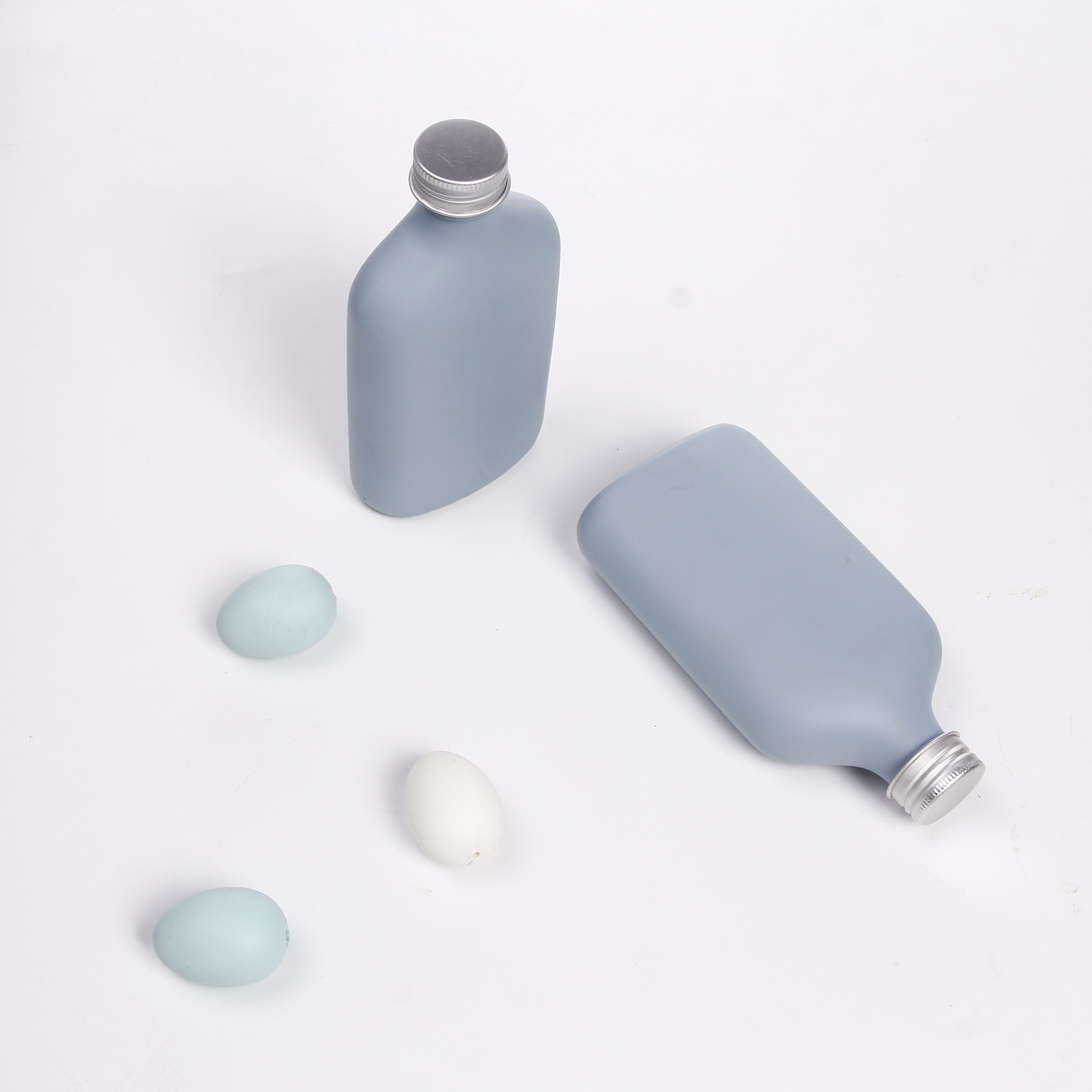 100ml 200ml Color Printing Empty Juice Coffee Flat Glass Bottle Beverage Cold Brew Bottle