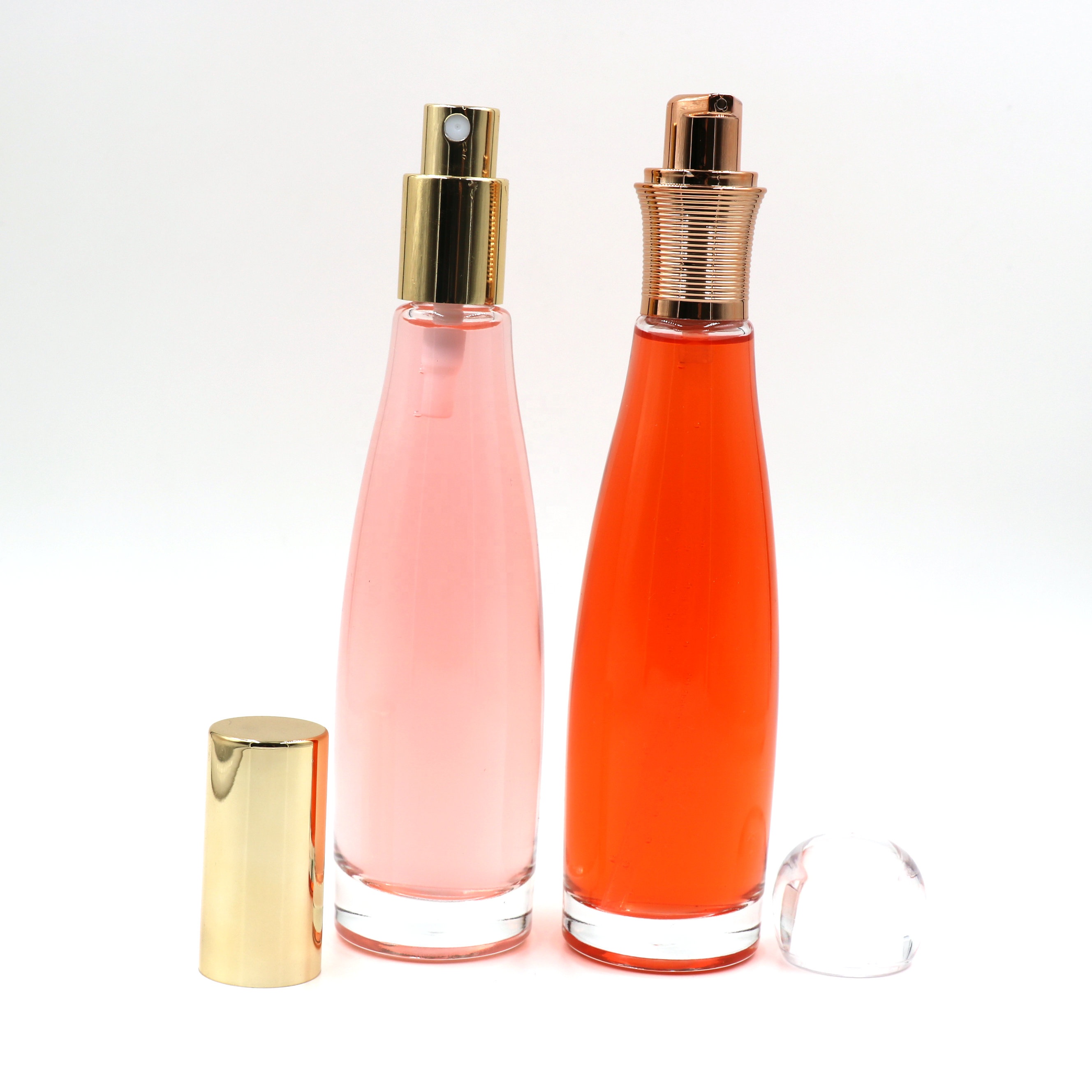 100ml 200ml Fancy Clear Fine Mist glass pump spray bottle Perfume Bottle