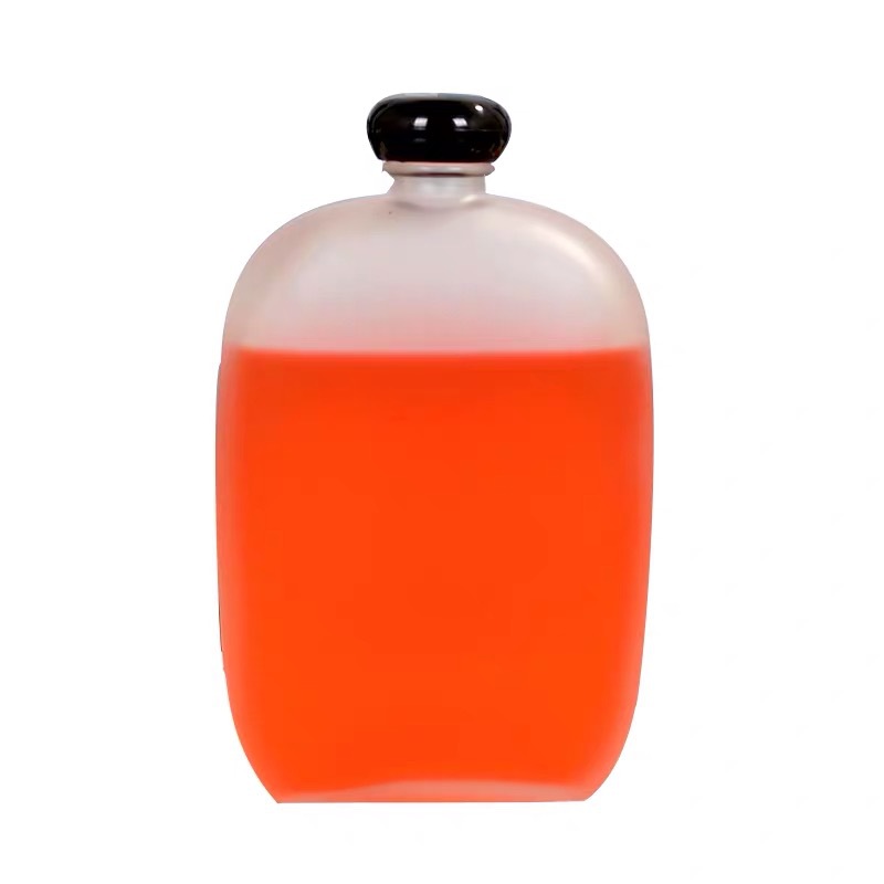 100ml 200ml Flaks Liquor Flat Bottle for Juice Coffee Water Wine Beverage