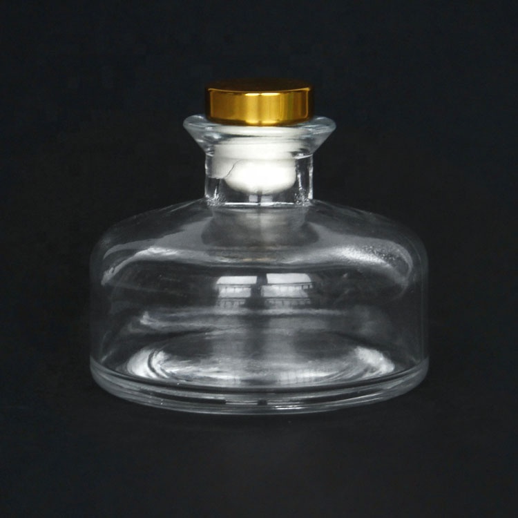 100ml 200ml Mineral Water Glass Bottle With POLYMER Wooden Cork Top Fruit Wine Bottle