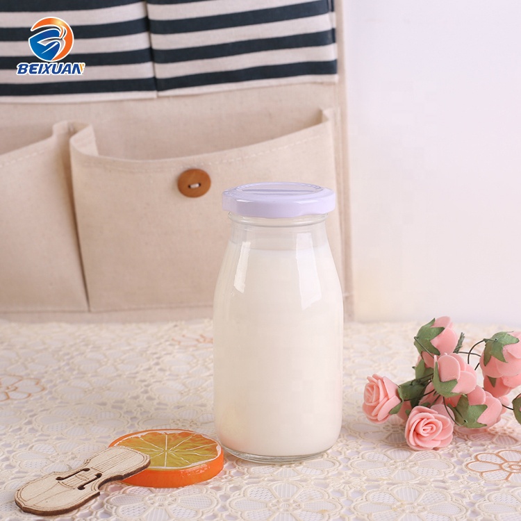 100ml 250ml 350ml 500ml 1000ml Wide Mouth Clear Glass Milk Storage Bottle Glass Milk Bottle Glass Bottle
