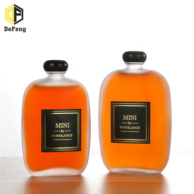 100ml 250ml 350ml 500ml INS empty clear frosted cold brew coffee juice glass bottle