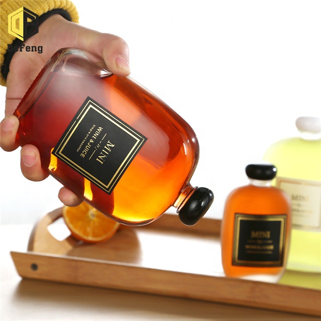 100ml 250ml 350ml 500ml INS empty clear frosted cold brew coffee juice glass bottle