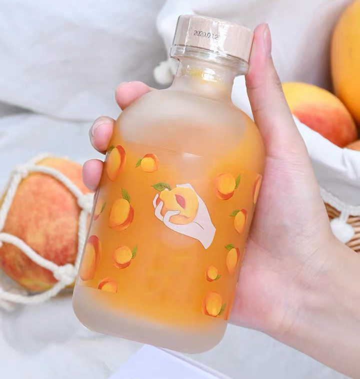 100ml 250ml 375ml 500ml liquor bottles glass bottle for vodka brandy whisky beverage glass bottle