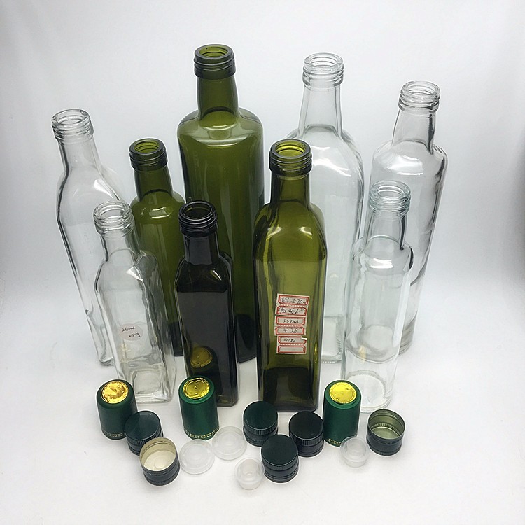 100ml 250ml 500ml 750ml 1L Glass olive oil and vinegar bottle