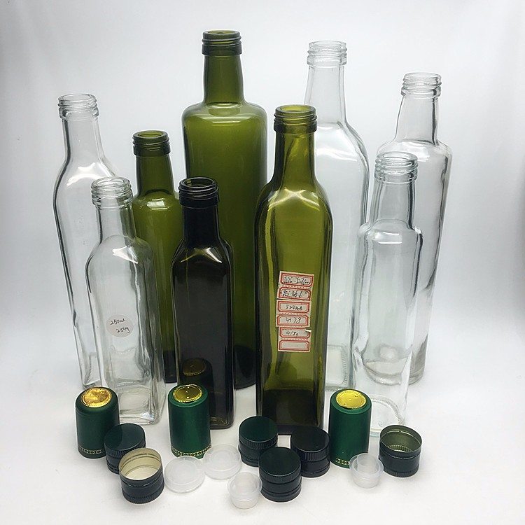 100ml 250ml 500ml 750ml 1L Glass olive oil and vinegar bottle