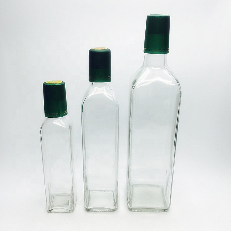 100ml 250ml 500ml 750ml 1L Glass olive oil and vinegar bottle