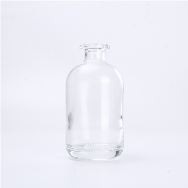 100ml 250ml 500ml Food Standard Gin Bottles Glass Beverage Drink Bottle With Wood Cork
