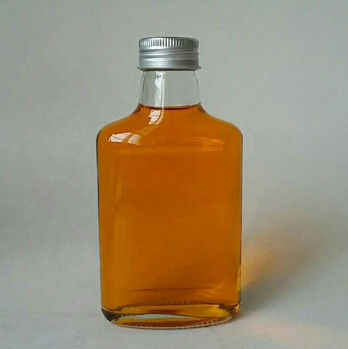 100ml 250ml 500ml clear glass bottle hip flask 200ml cold brew coffee glass bottles