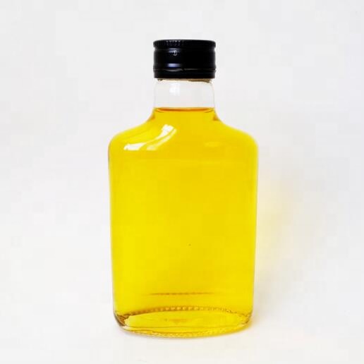 100ml 250ml 500ml clear glass bottle hip flask 200ml cold brew coffee glass bottles