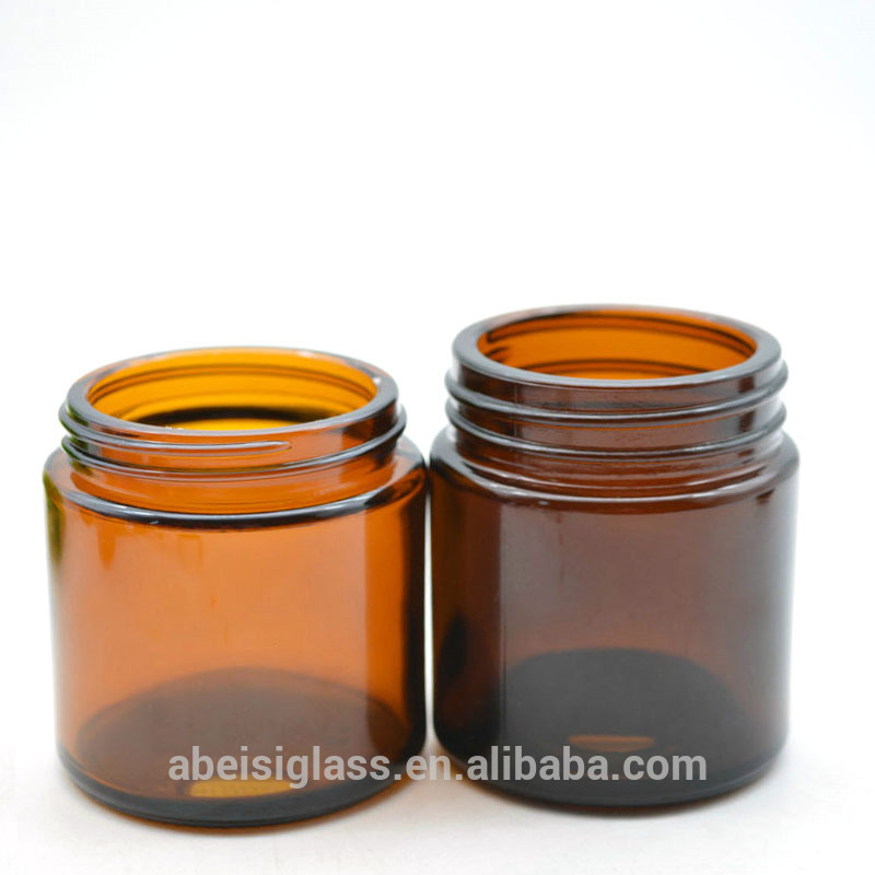 100ml 250ml cheap amber glass jar candles in bulk