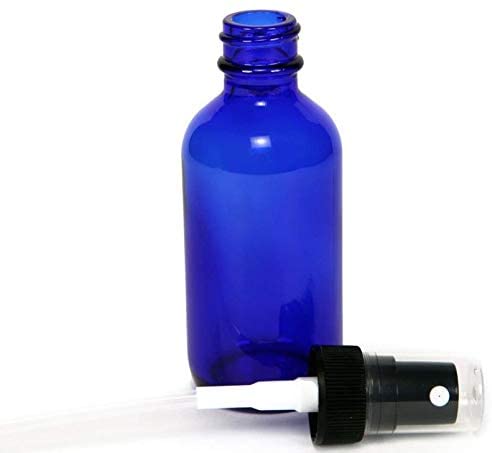 100ml 3.5oz Refillable Cobalt Blue Glass Travel Fine Mist Spray Bottle Perfume Atomizer Bottle Cosmetic Sprayer Bottle Container