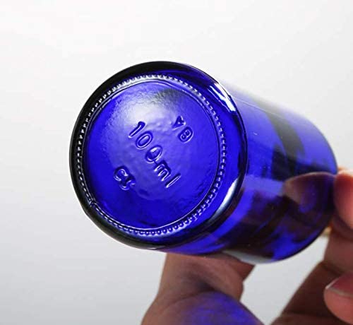 100ml 3.5oz Refillable Cobalt Blue Glass Travel Fine Mist Spray Bottle Perfume Atomizer Bottle Cosmetic Sprayer Bottle Container
