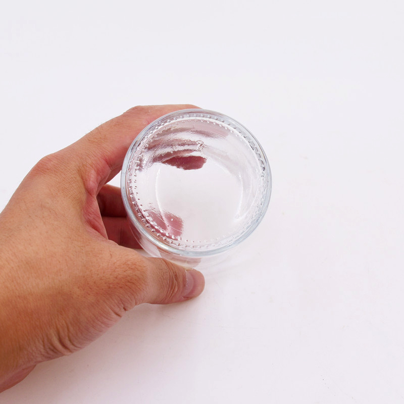 100ml 3 oz mini empty clear wide mouth food containers glass straight sided jar screw cap jam canning jars candy with metal lid