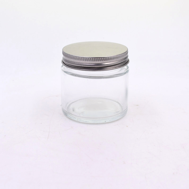 100ml 3 oz mini empty clear wide mouth food containers glass straight sided jar screw cap jam canning jars candy with metal lid