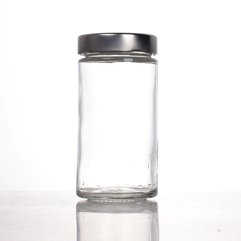 100ml-380ml round honey jar, jam jar with metal lid