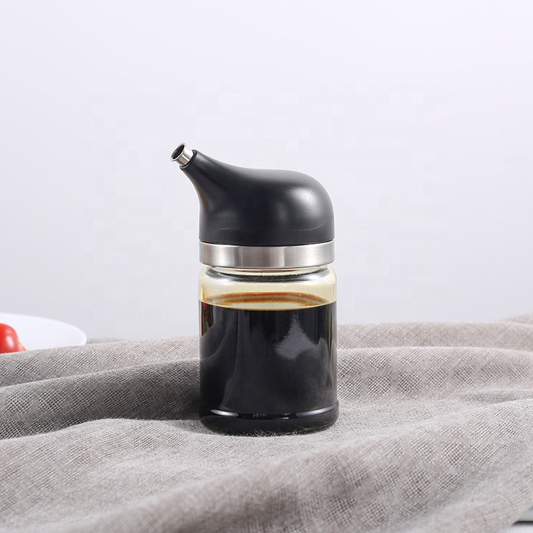 100ml 3OZ Oil Penguin Shape New Design LFGB Chefshere Sauce and Vinegar Dispenser Glass Bottle for Cooking Oil