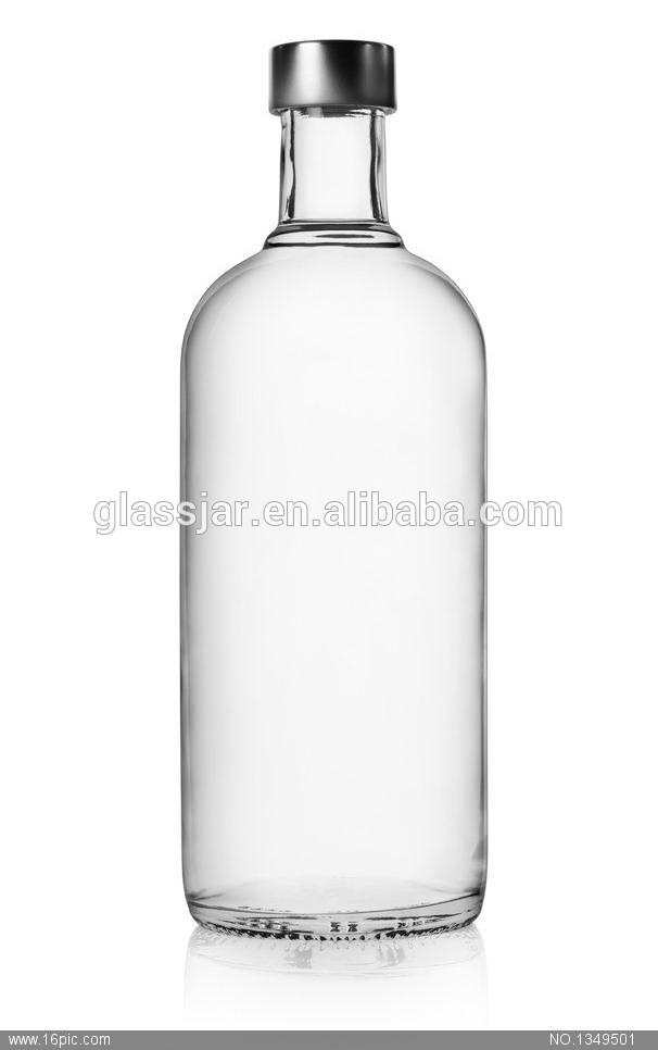 100ml 500ml 750ml Super Flint Cork Top with Flat Shoulder Glass Bottles for Whiskey Gin Vodka Rum Liquor