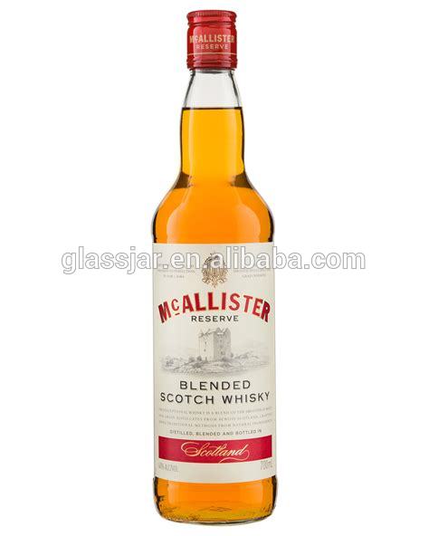 100ml 500ml 750ml Super Flint Cork Top with Flat Shoulder Glass Bottles for Whiskey Gin Vodka Rum Liquor